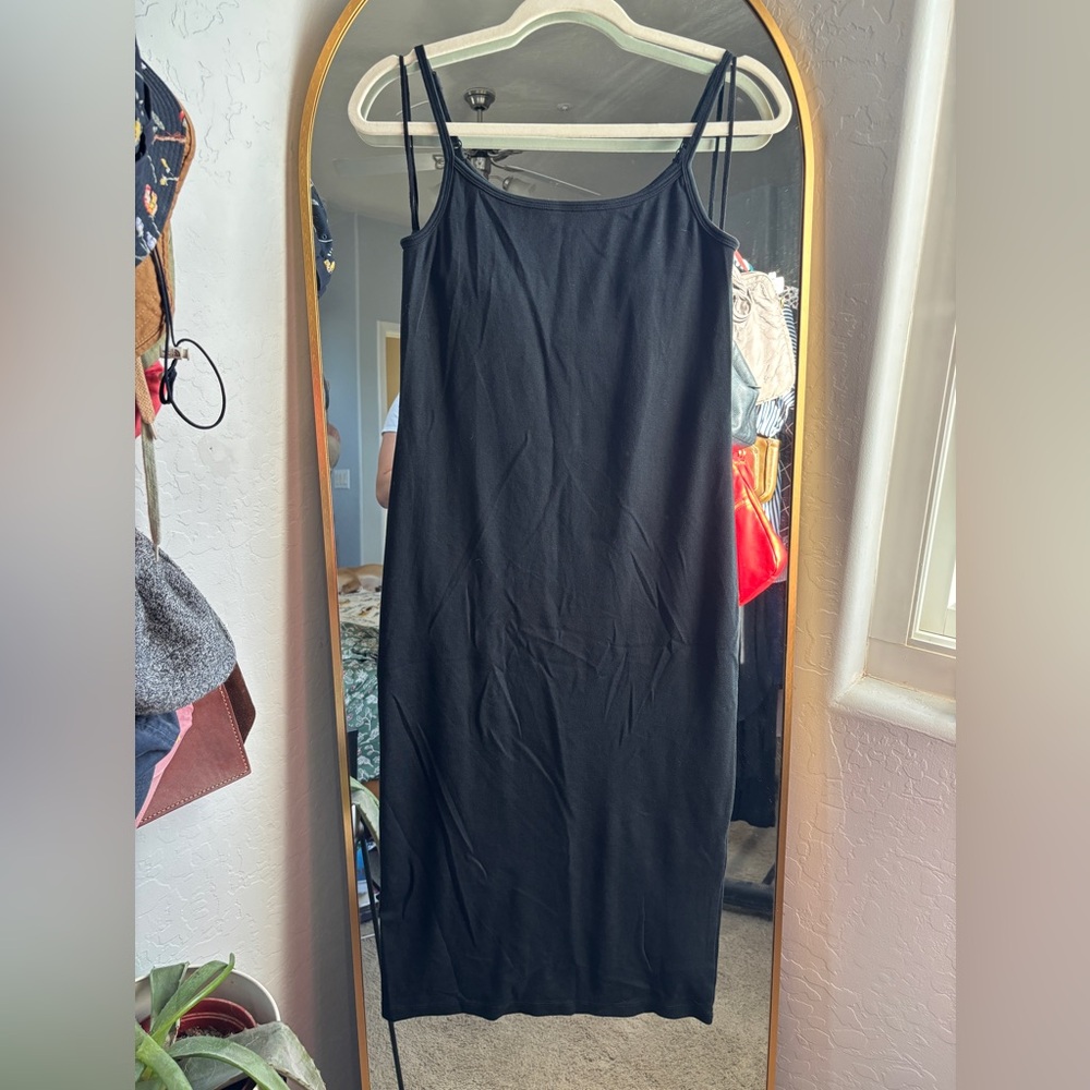 Black Classic Cotton Dress